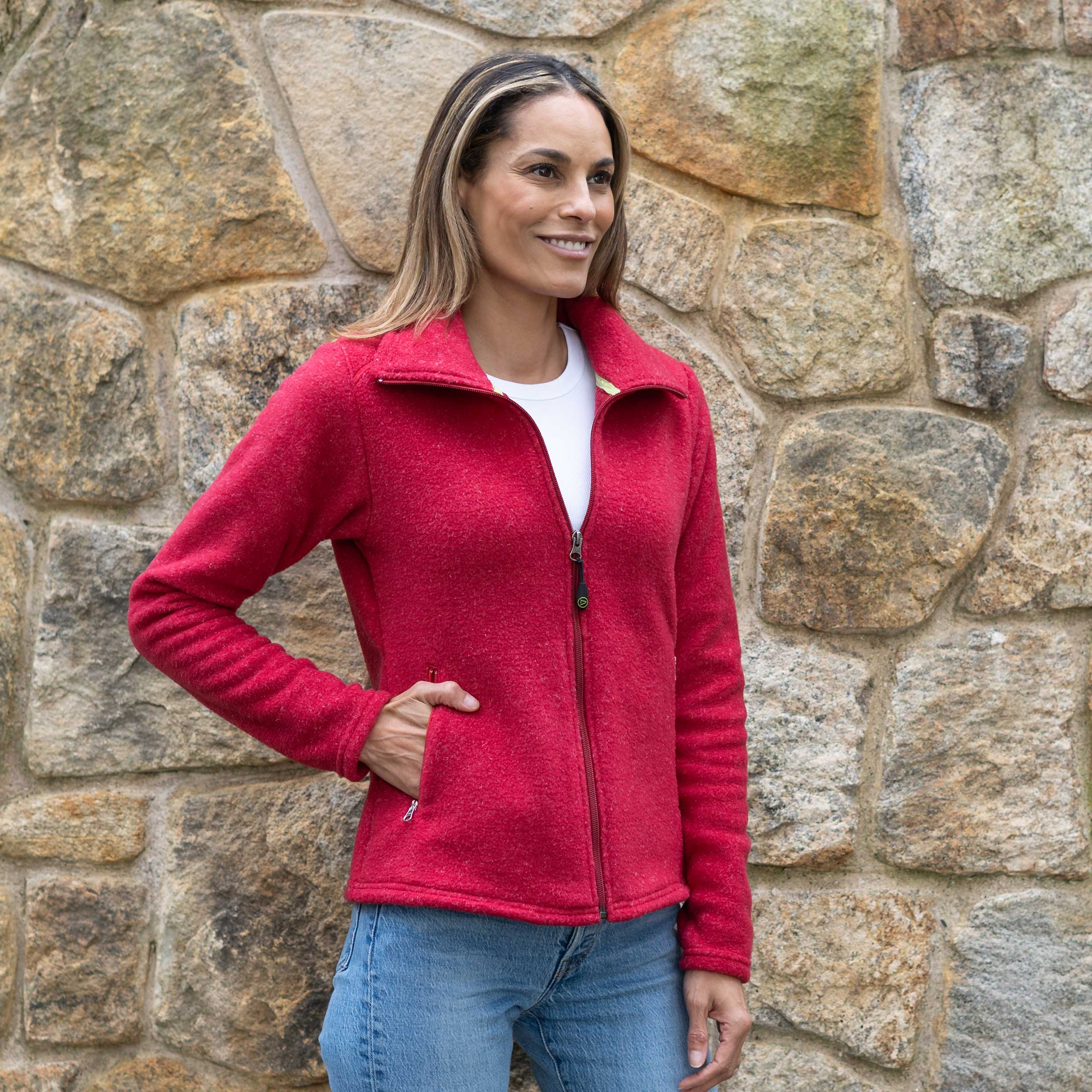 Women's Heather Fleece Jacket Closeout Colors – Dakini