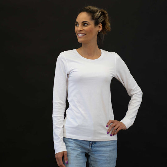 Organic Cotton Long Sleeve T-shirt - Dakini