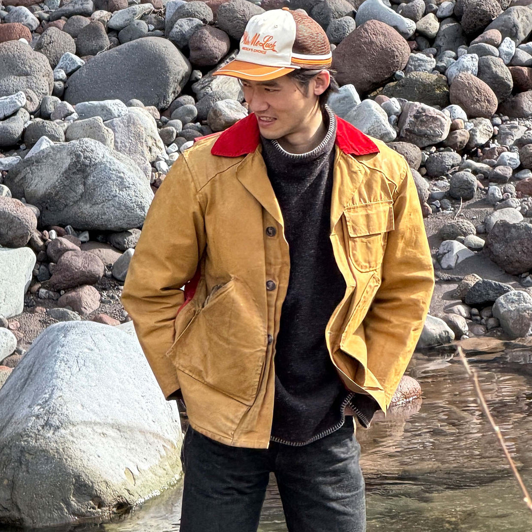 Men's fleece roll neck sweater