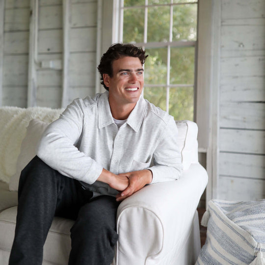 Men's Button Front Fleece Shirt
