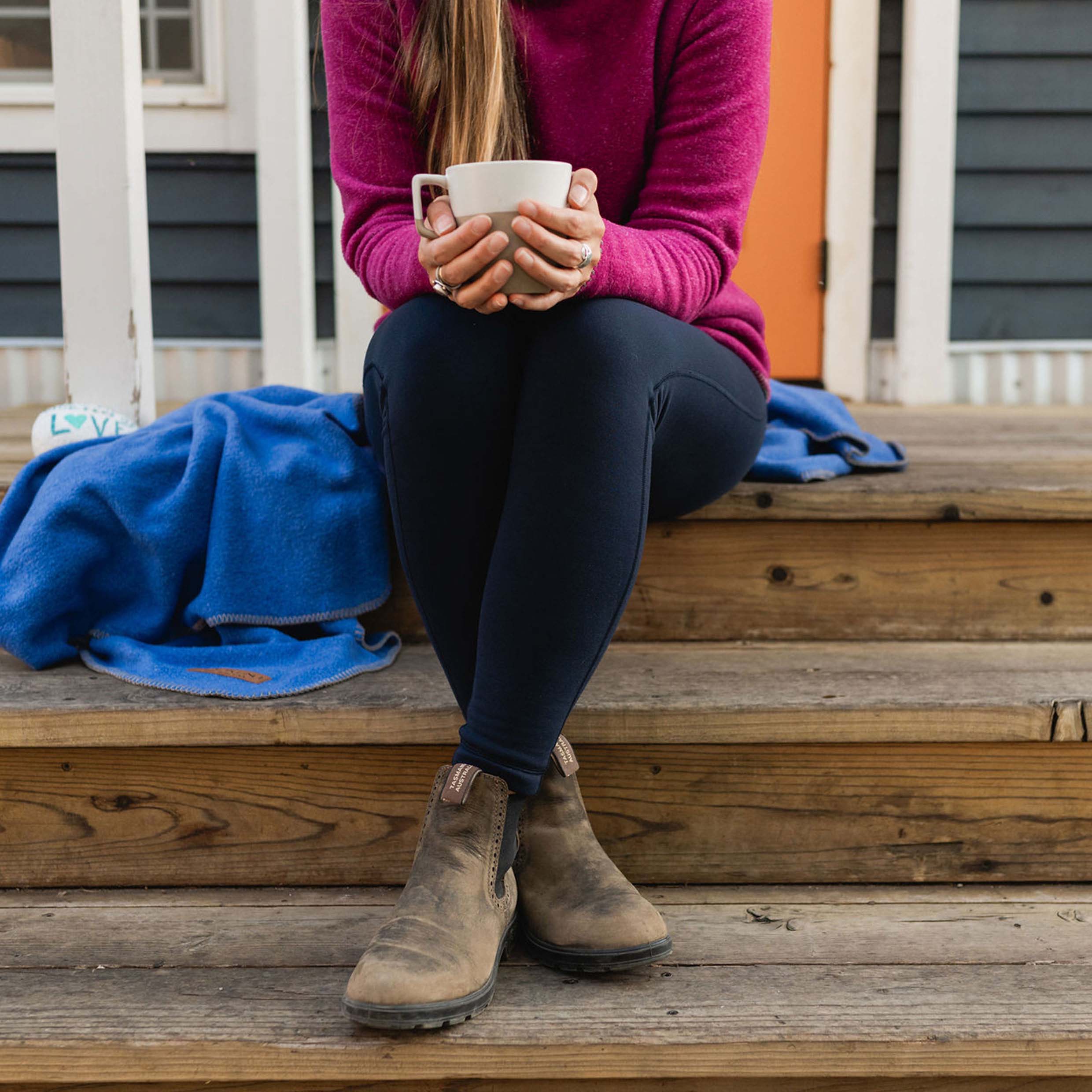 Women's fleece leggings pants sales