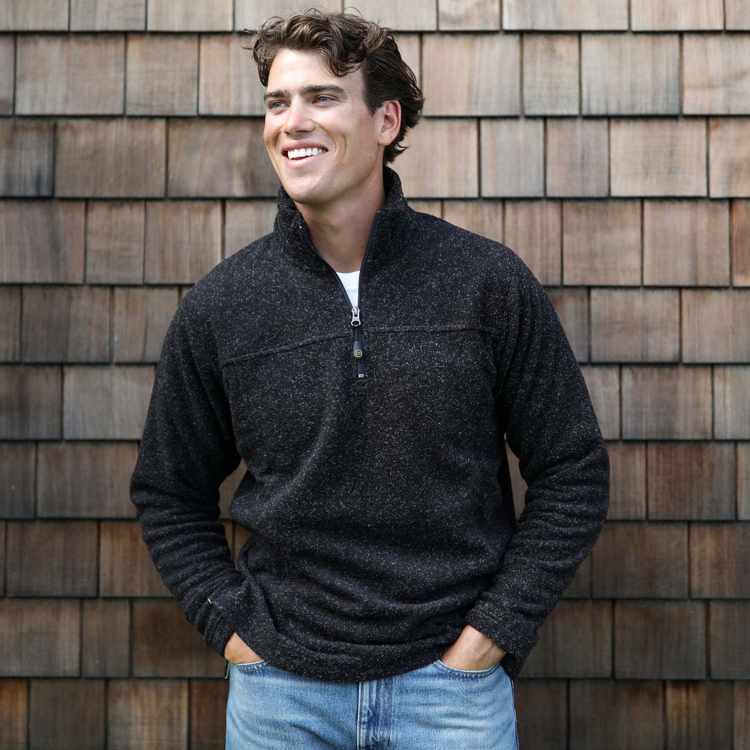 Men's fleece henley - Dakini