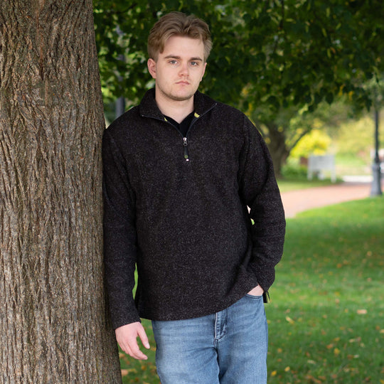 Men's fleece henley - Dakini
