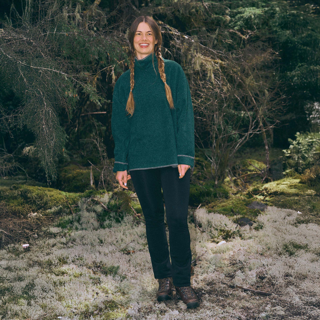 Men's fleece roll neck sweater - Dakini