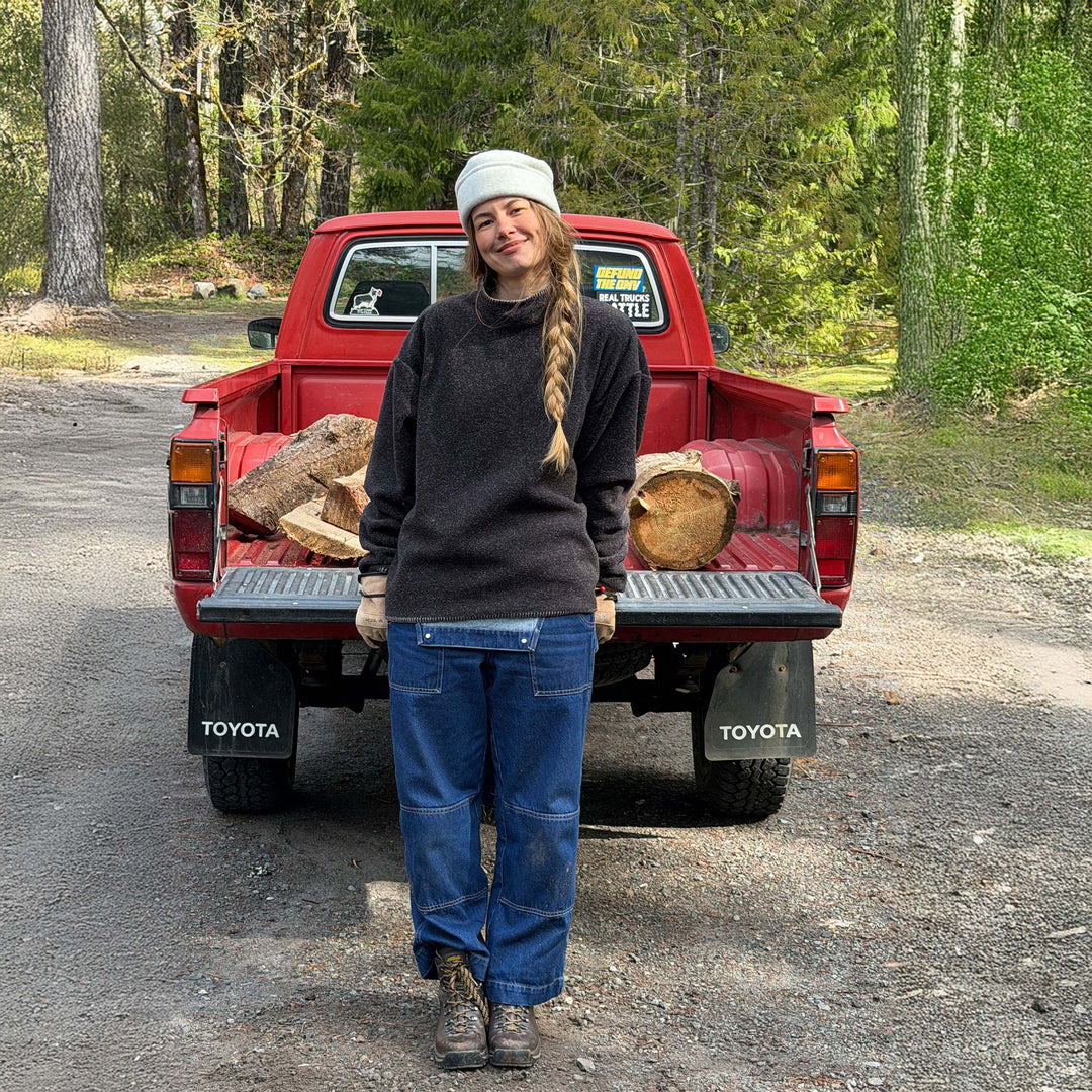 Men's fleece roll neck sweater - Dakini