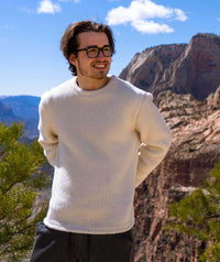 Men's shearling crew - Dakini