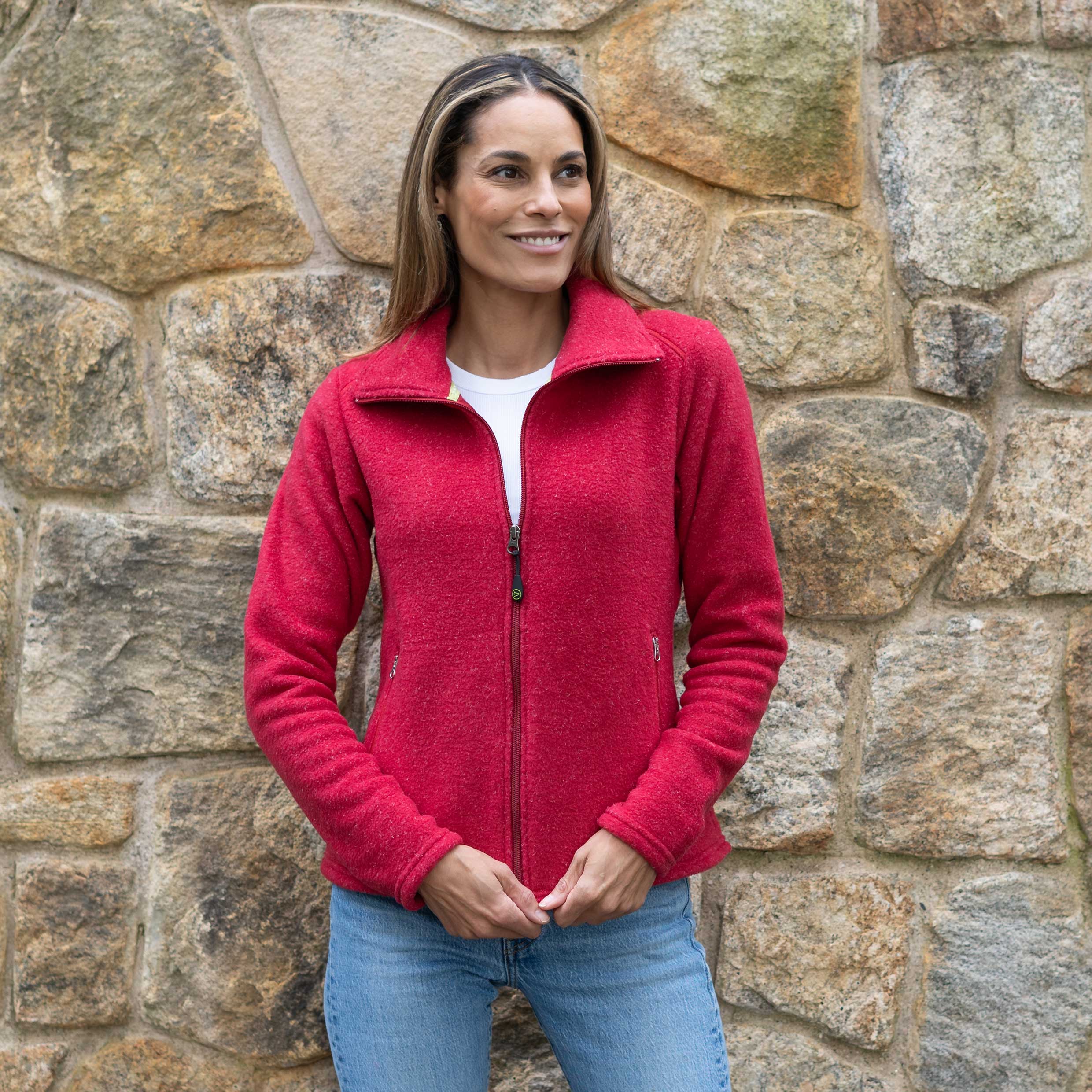 Women's Heather Fleece Jacket - Closeout Colors - Dakini