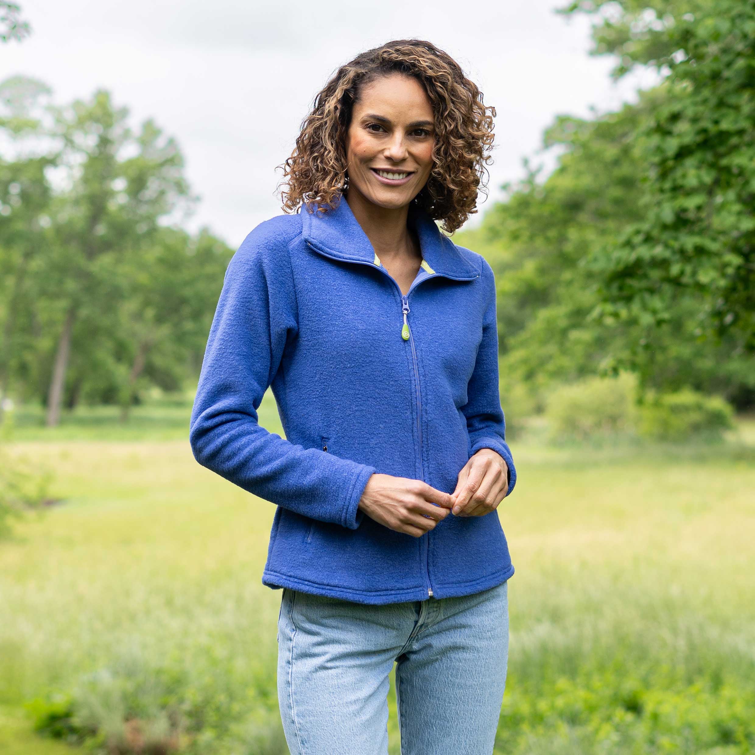 Women's Heather Fleece Jacket - Closeout Colors - Dakini