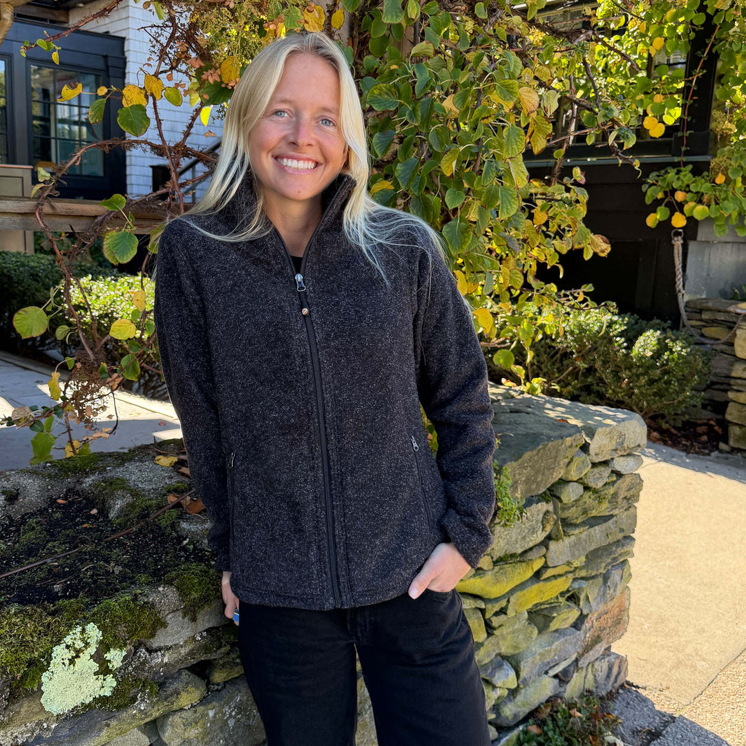 Women's Heather Fleece Jacket - Dakini