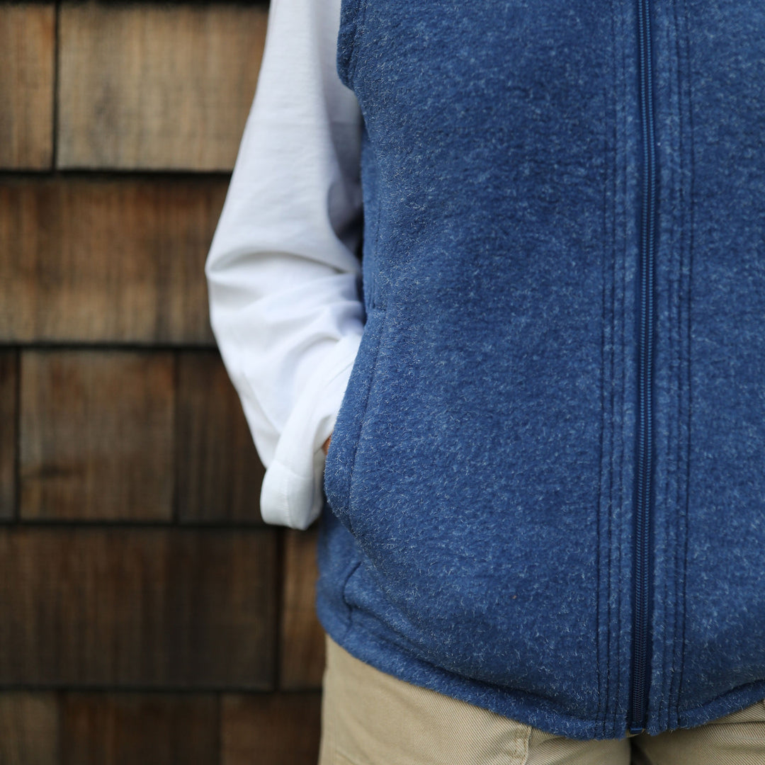 Women's Heather Fleece Vest - Dakini