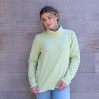 Women's roll neck fleece sweater - Closeout Colors - Dakini