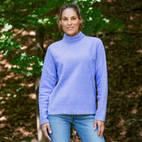 Women's roll neck fleece sweater - Dakini