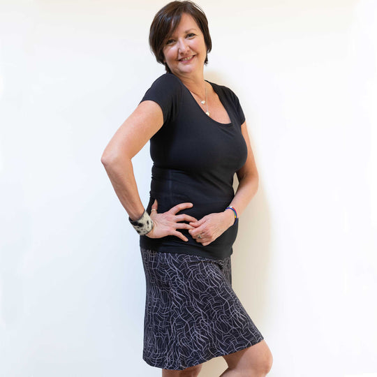 Black Lattice Skirt - Dakini