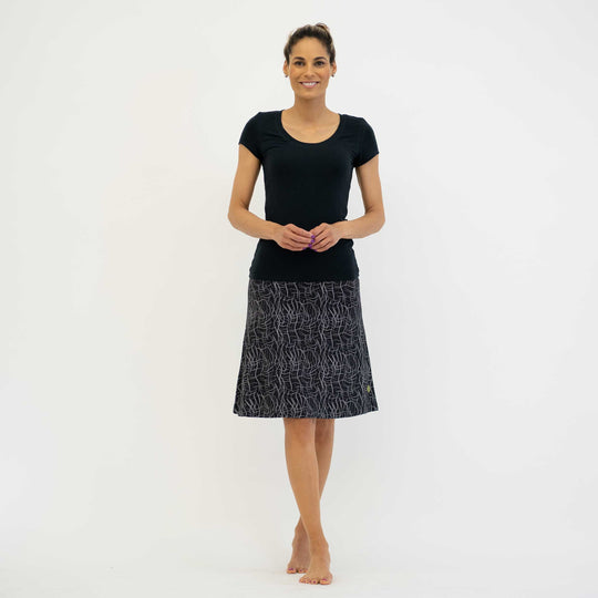 Black Lattice Skirt - Dakini