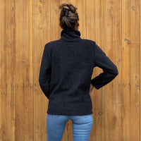 Cowl Neck Fleece Pullover - Dakini