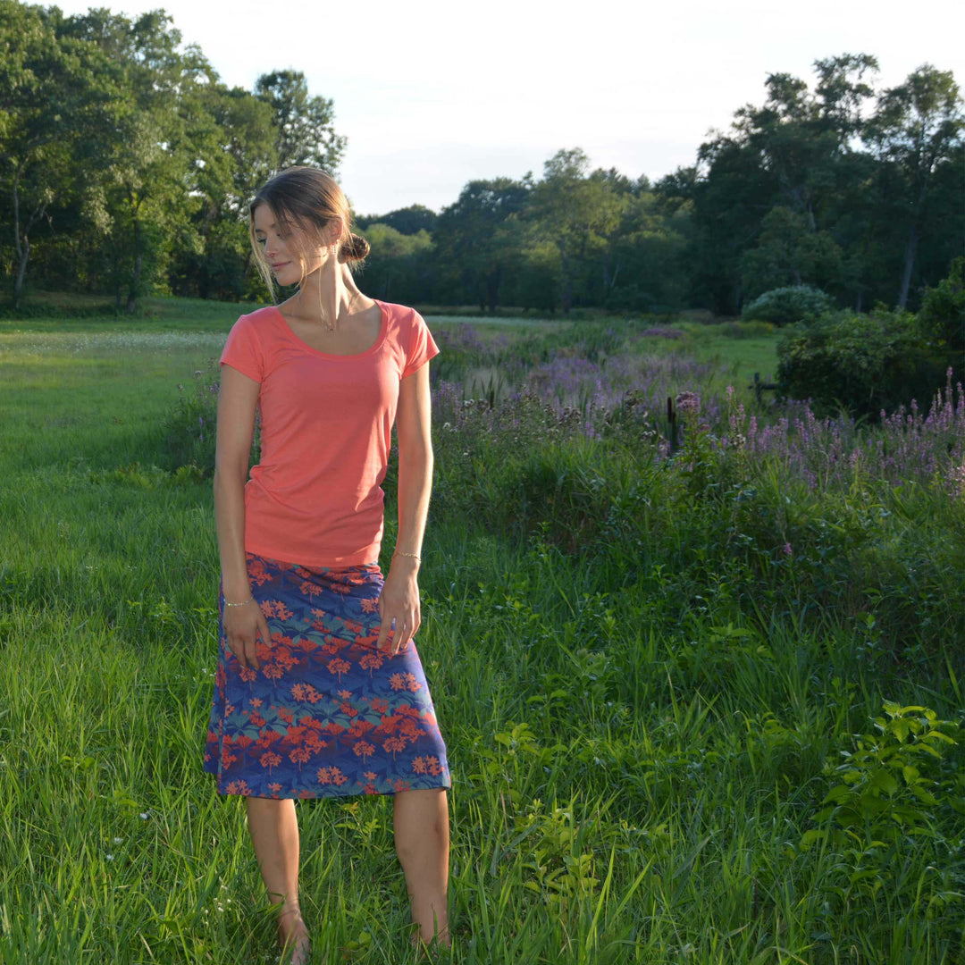 Hawaiian Print Skirt - Dakini
