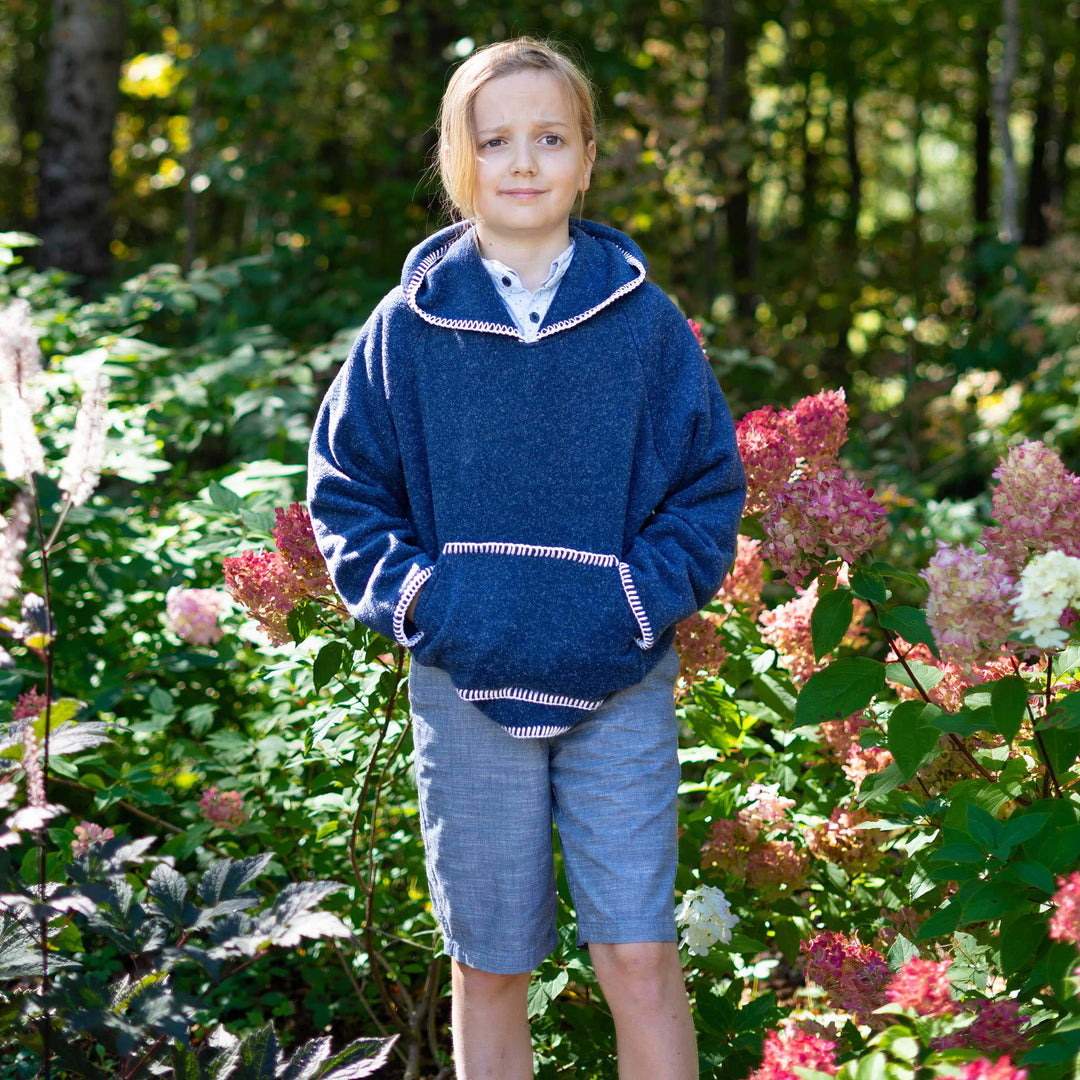 Kid's Heather Fleece Hoodie - Dakini