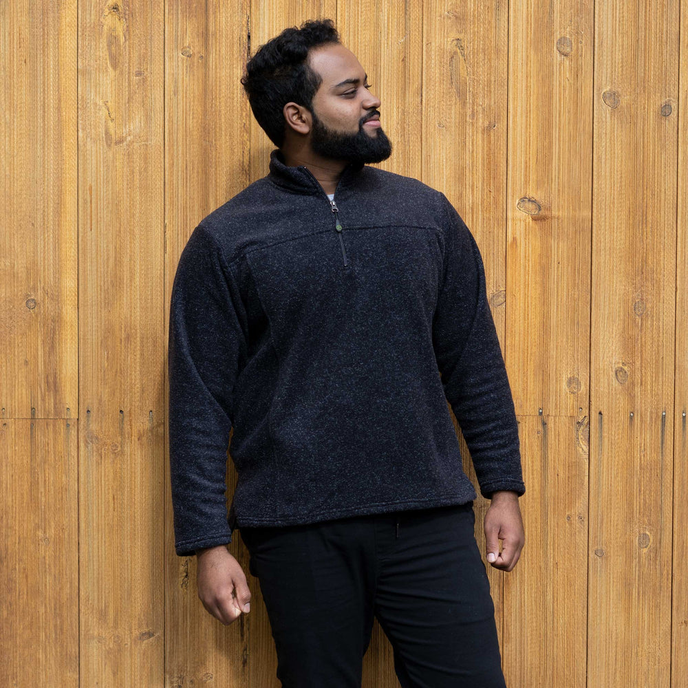 Men's fleece henley - Dakini