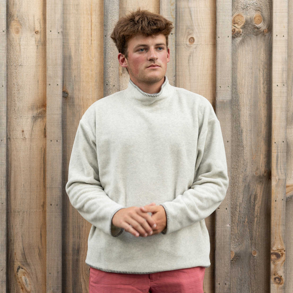 Men's fleece roll neck sweater - Dakini