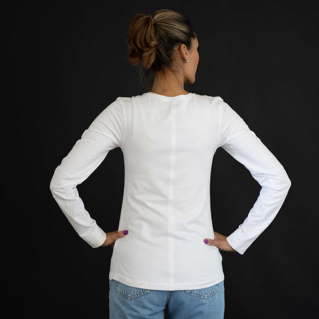 Organic Cotton Long Sleeve T-shirt - Dakini