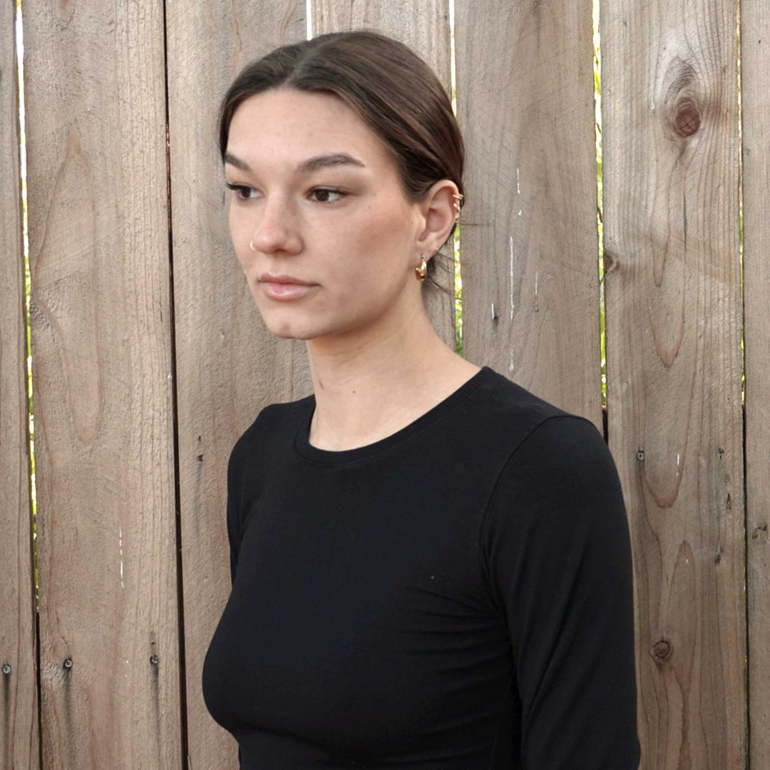 Organic Cotton Long Sleeve T-shirt - Dakini