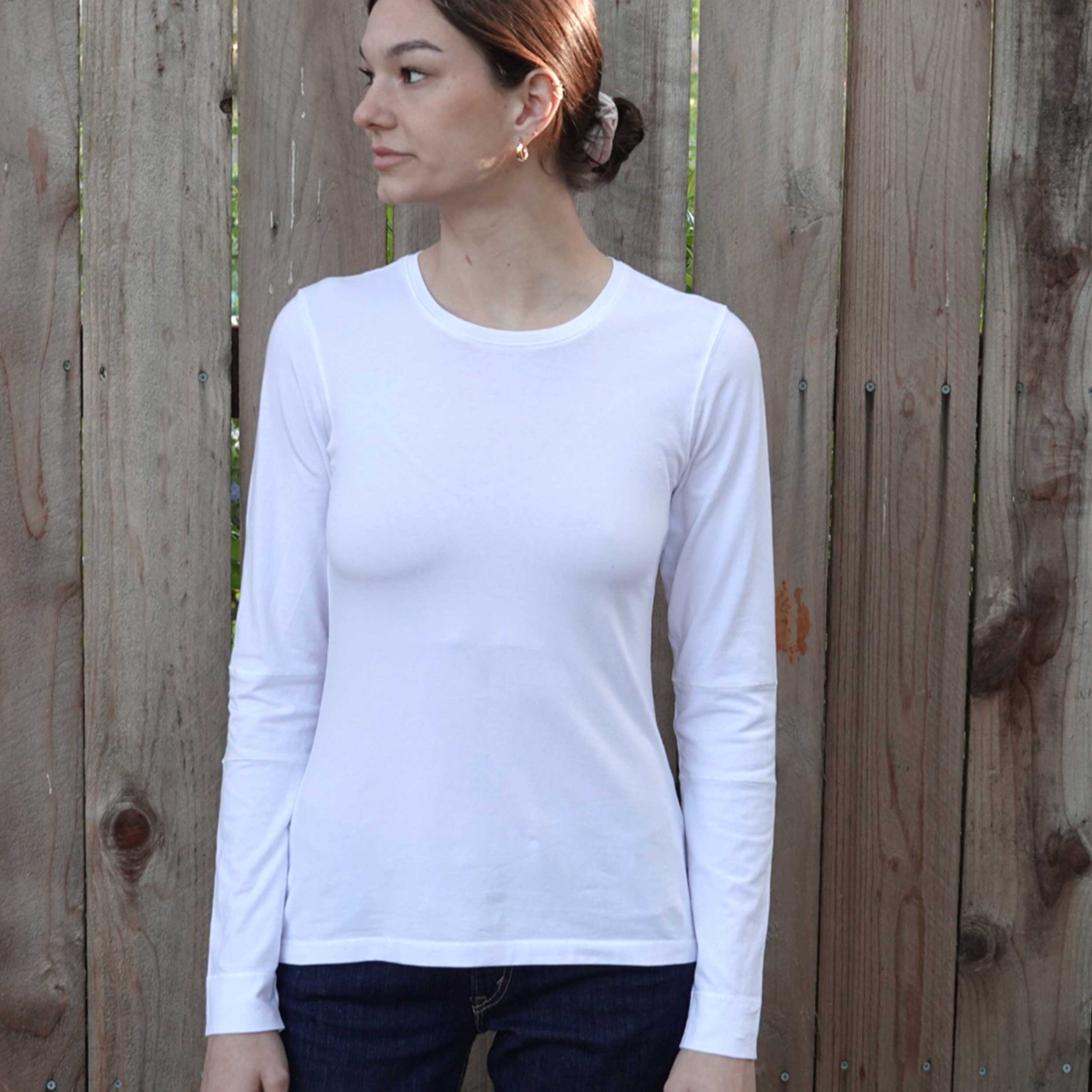 Organic Cotton Long Sleeve T-shirt - Dakini