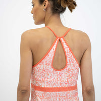 Strappy sundress in orange geo - Dakini